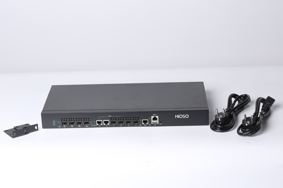 1つのUの棚のHioso EPON OLT 4 Pon 2 SFP GE 2のコンボの港20KMの最高の間隔