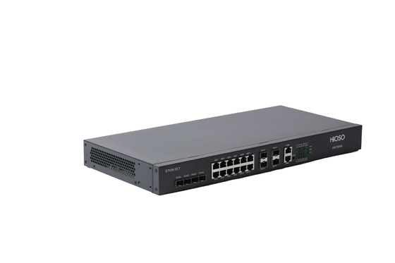 HiOSO HA7304N EPON OLT FTTXの解決20KM OLT EPON 4PONの港