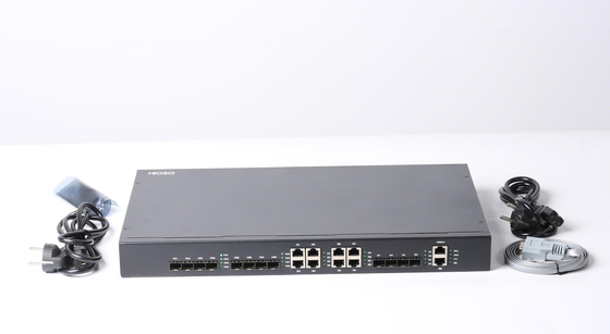 HiOSO 8EPON 10G アップリンク HA7308CX EPON OLT FTTX ソリューション Onus と互換性のある 20KM OLT EPON