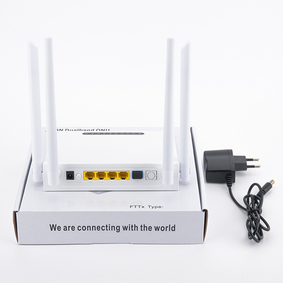 HiOSO デュアル バンド ONU 4GE WIFI プラスチック ケーシング XPON ONU FTTH FTTO ソリューション用